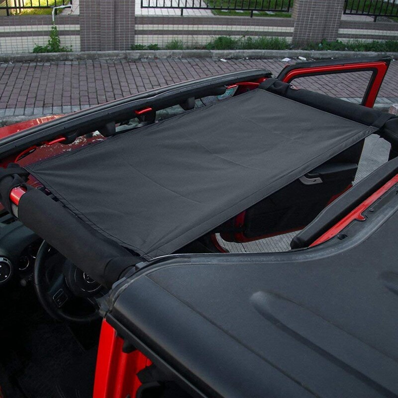 Autodak hangmat top rustbed voor jeep wrangler yj, tj, jk, jku, jl, jlu 1987 2-- deurs en 4-- deurs duurzaam stevig uitbreidbaar ruimte l