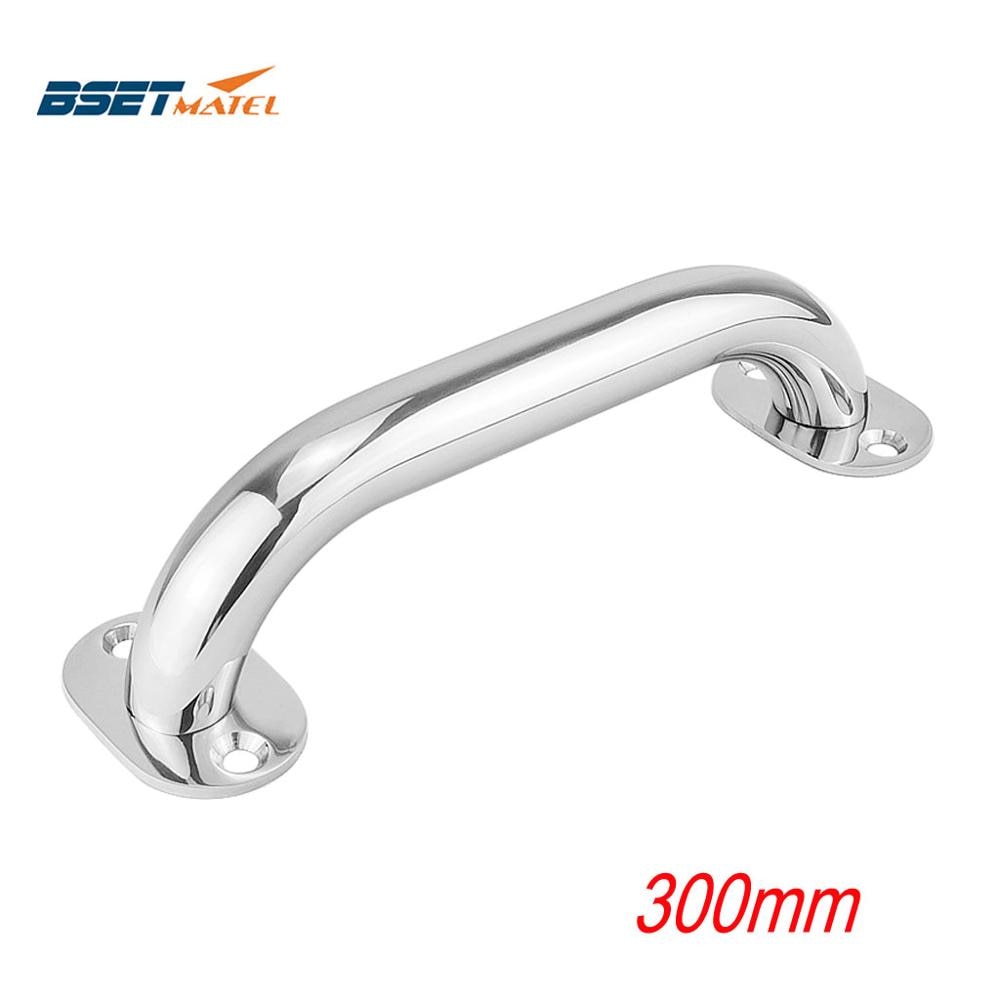 300mm Marine Grade 316 Stainless Steel Grab Handle Door Handrail Grip Rail Grab Bar Handle Boat Hatch Yacht Marine Bathroom