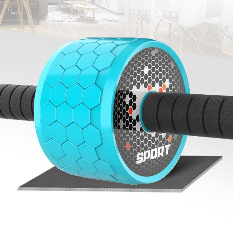 Gym Exercise Equipment No Noise Abdominal Wheel Ab Roller Keep Fit Home Fitness Abdominal Power Muscle Trainer Training