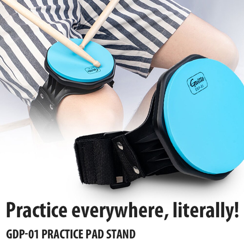 GDP-01 Beginners Drum Practice Pad Training Drum Pad Rubber ABS Holder Stand Jazz Drums Exercise Percussion Instruments Parts