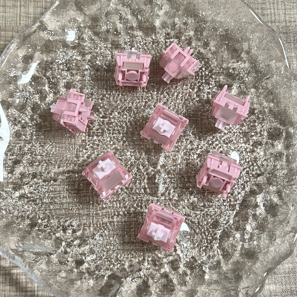 Duhuk Herz HE Magnetschalter Rosa Magnetschalter Rauschunterdrückungsstruktur Lichtleiter HIFI Gaming Magnetschaft Tastatur