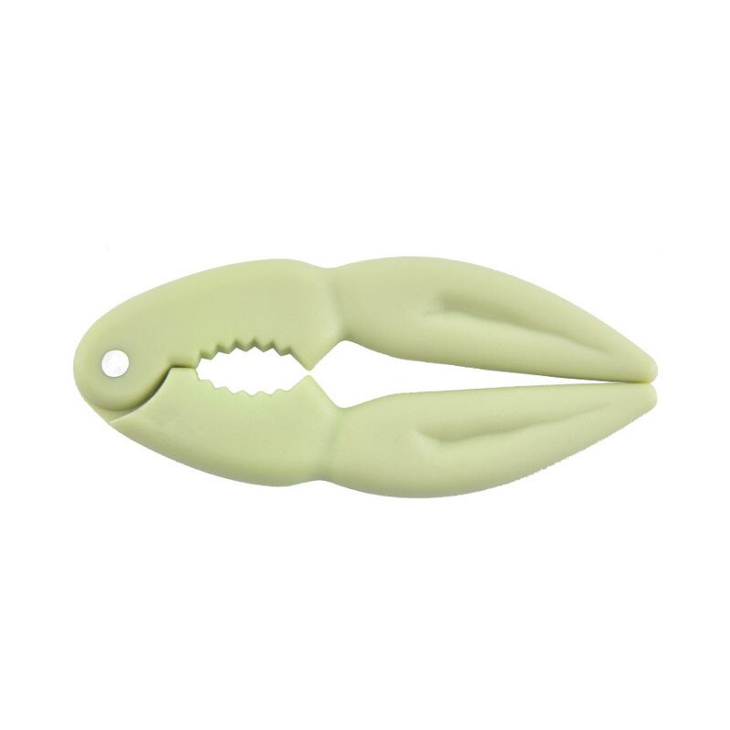 Multifonction en plastique casse-noisette Melon graine pince pince pistache graines éplucheur noyer pin décortiqueur ouvreur écrou craquelin pince: F green