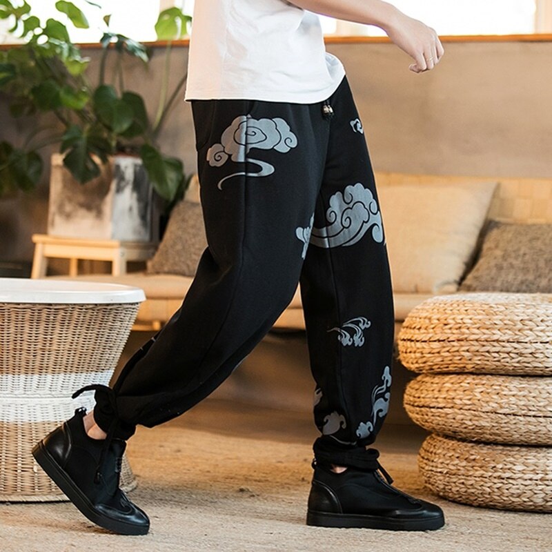 Traditional chinese clothing for men casual pants trousers chinese market online men pants casual trousers TA009