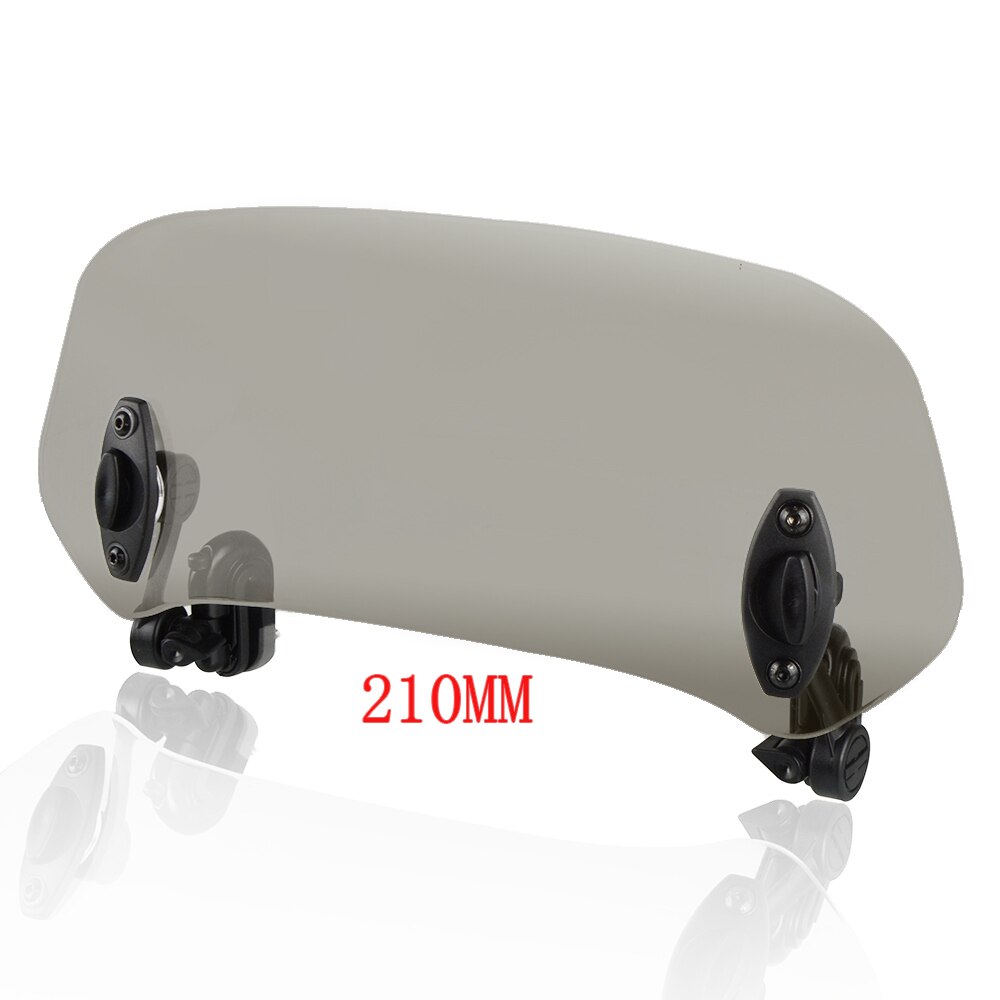 Pantalla ajustable parabrisas Spoiler Deflector de aire para Suzuki v-strom 650 DL650: A Black