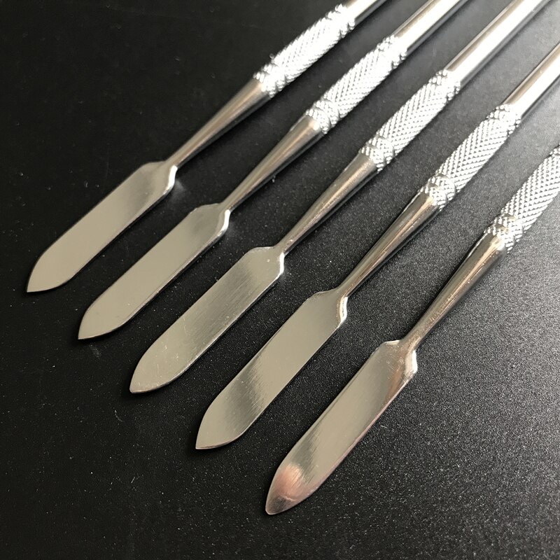 Dental Cement Spatulas Stainless Steel Amalgam Mixing Spatula Lab Laboratory Instruments (1/5/10pcs for choose)