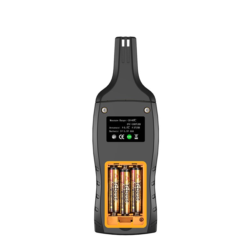 Higrómetro de alta precisión para interiores y exteriores, medidor electrónico de temperatura Industrial, Digital, SW-572 de humedad
