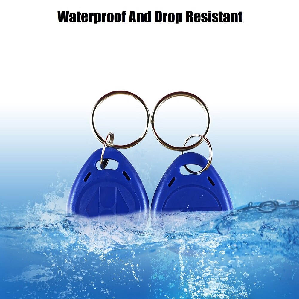 Porte-clés RFID 125Khz, 2/5/10 pièces, copie réinscriptible, identification EM T5577, étiquette, anneau, carte d'accès, jeton de proximité