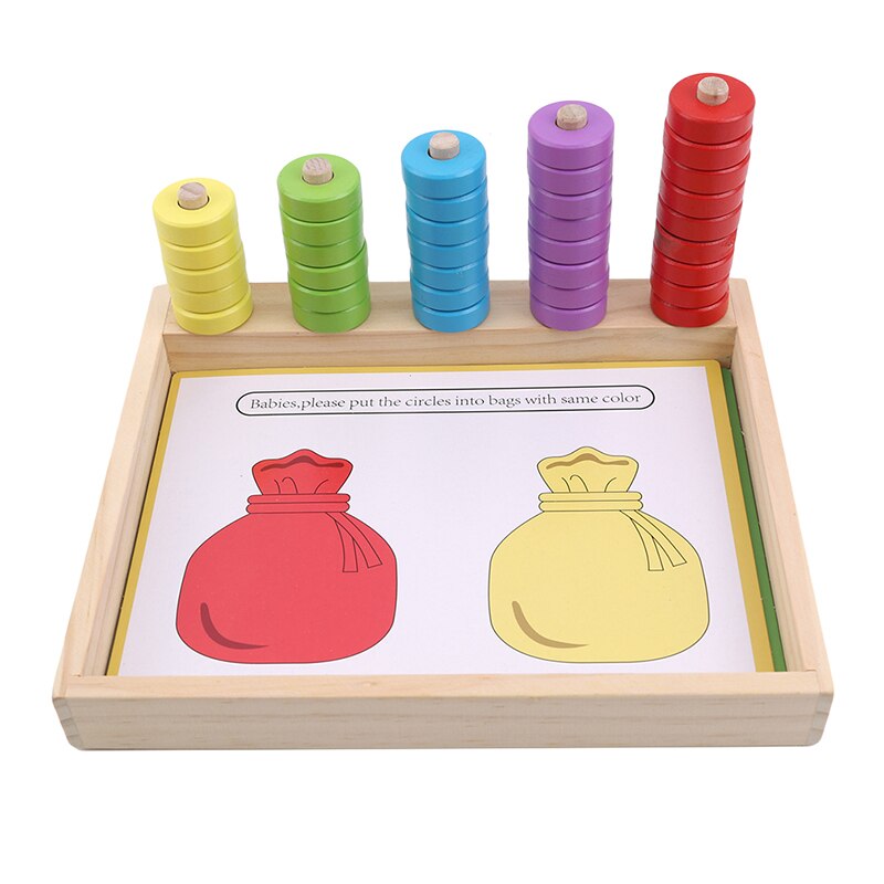 Baby Circle Educational Toys Wooden Shape Sorter Educational Toys Cognitive Fun Jigsaw Puzzle Arithmetic Box Numbers Puzzles
