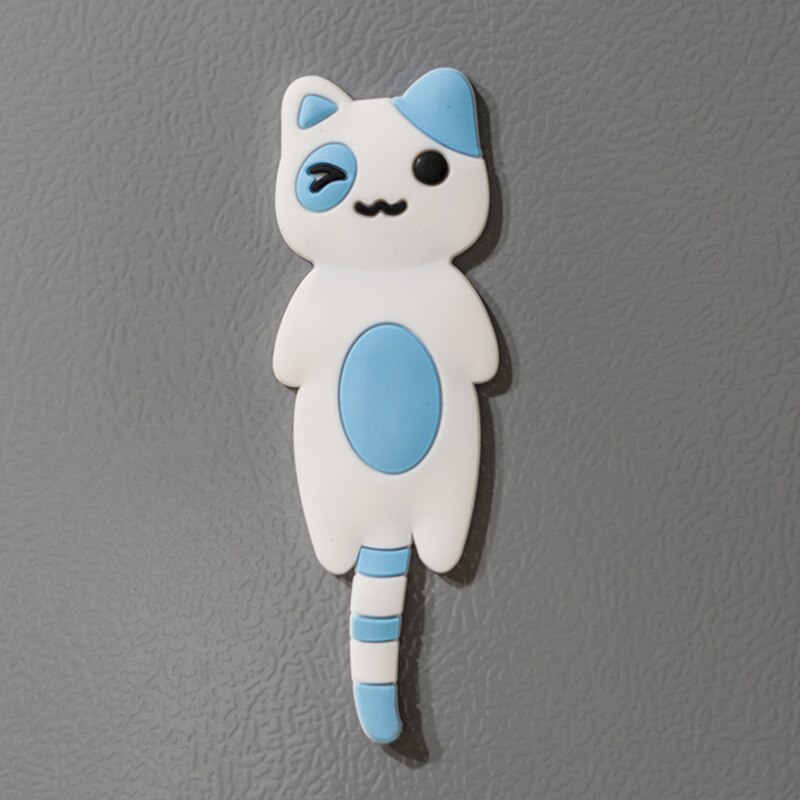 Refrigerator Hooks Magnetic seamless Fridge Magnets Cartoon Cute Pet Home Fridge Sticker Coat Hanger Key Holder Storage Hook: 02