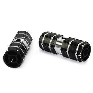 2 pcs/par novo alumínio antiderrapante mtb bicicleta pedal dianteiro eixo traseiro pé pegs bmx footrest alavanca do cilindro acessórios da bicicleta