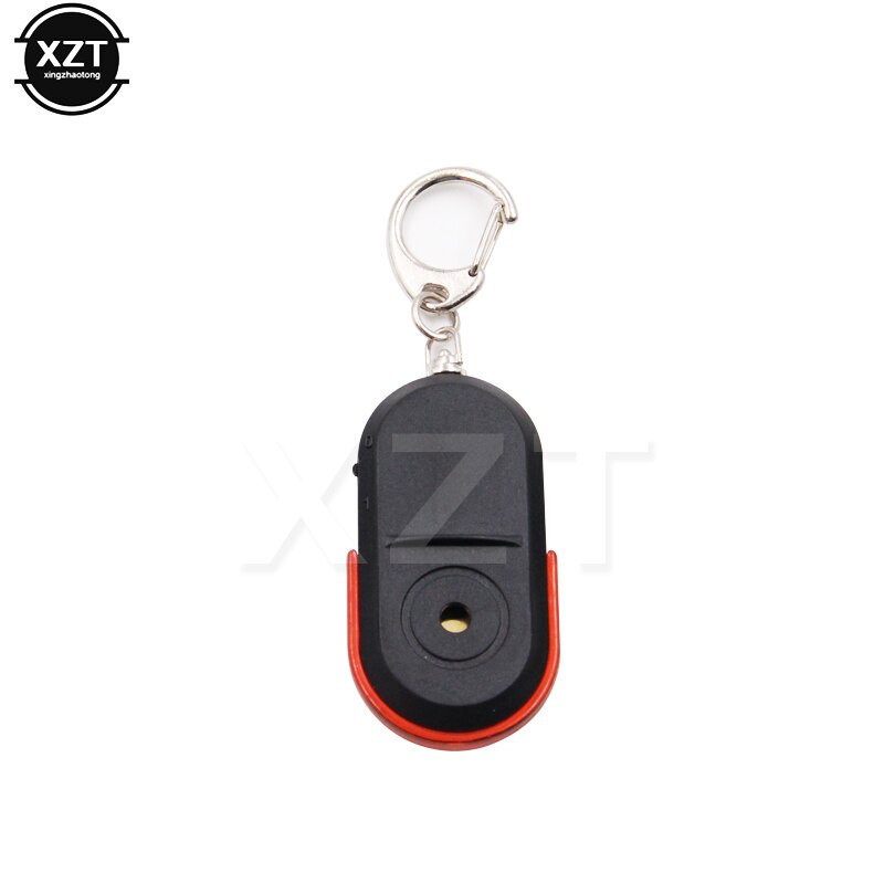 1Pcs Oude Mensen Anti-Verloren Alarm Key Finder Draadloze Locator Sleutelhanger Whistle Sound Led Licht Tracker