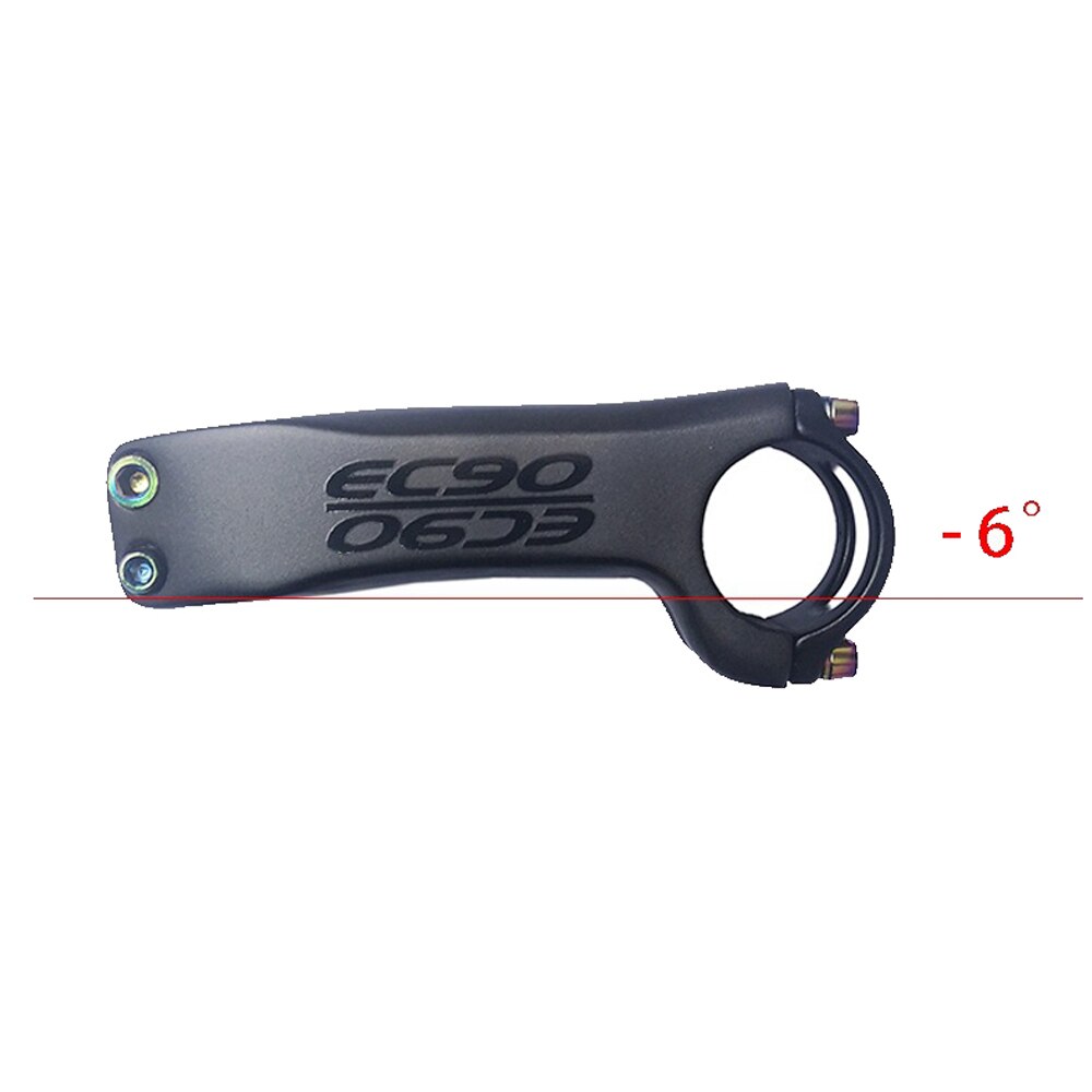EC90 Bike stem Carbon MTB road bike 6/17 degree 31.8MM Road Bike carbon stem positive /negative Cycling parts Bicycle Stem: 6 80mm