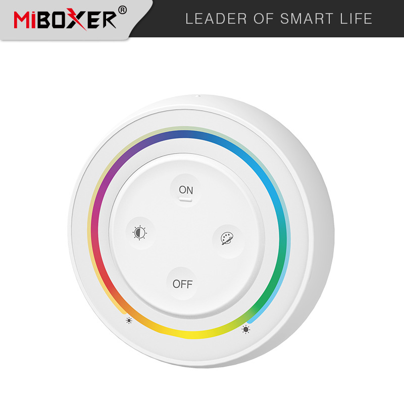 *Miboxer 2.4G Sonnenaufgang Fernbedienung Regenbogen Dimmer 2 oder 3 in 1 LED-Streifen-Glühbirnen-Regler: schwarz