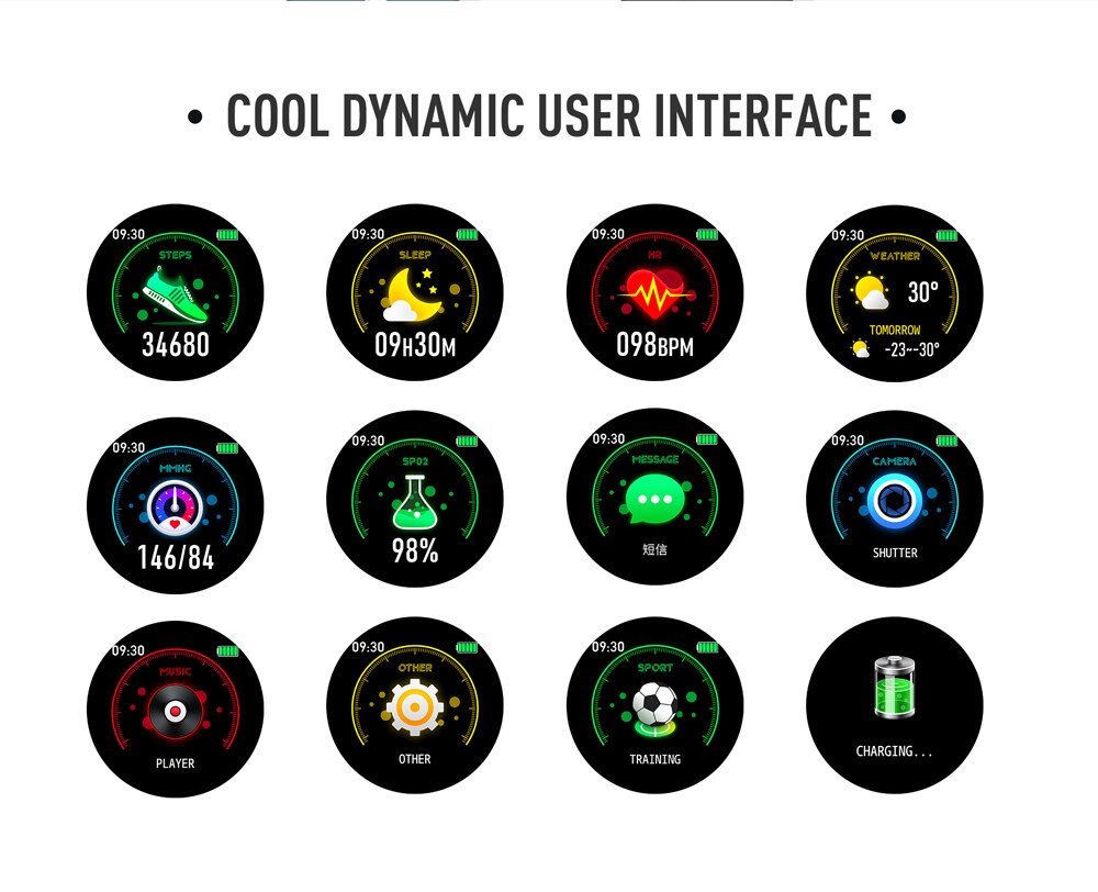 Cobrafly  kw19 älykello miehille android ios vedenpitävä älyranneke älykello fitness-seuranta älyranneke urheilukello naisille
