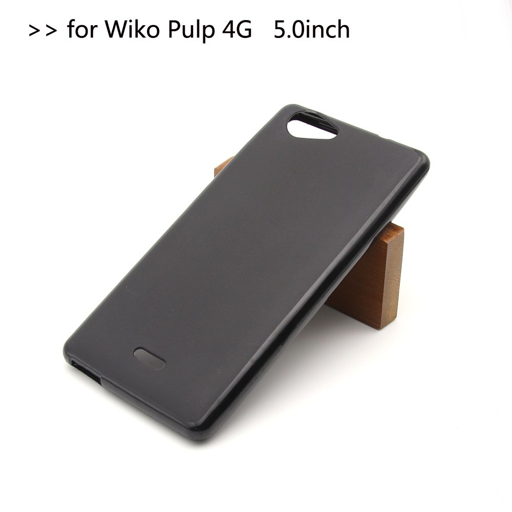 Voor Wiko Pulp 4g Siliconen Case, Zacht TPU Case Cover Voor Wiko Pulp 4g Screen Protector Film)