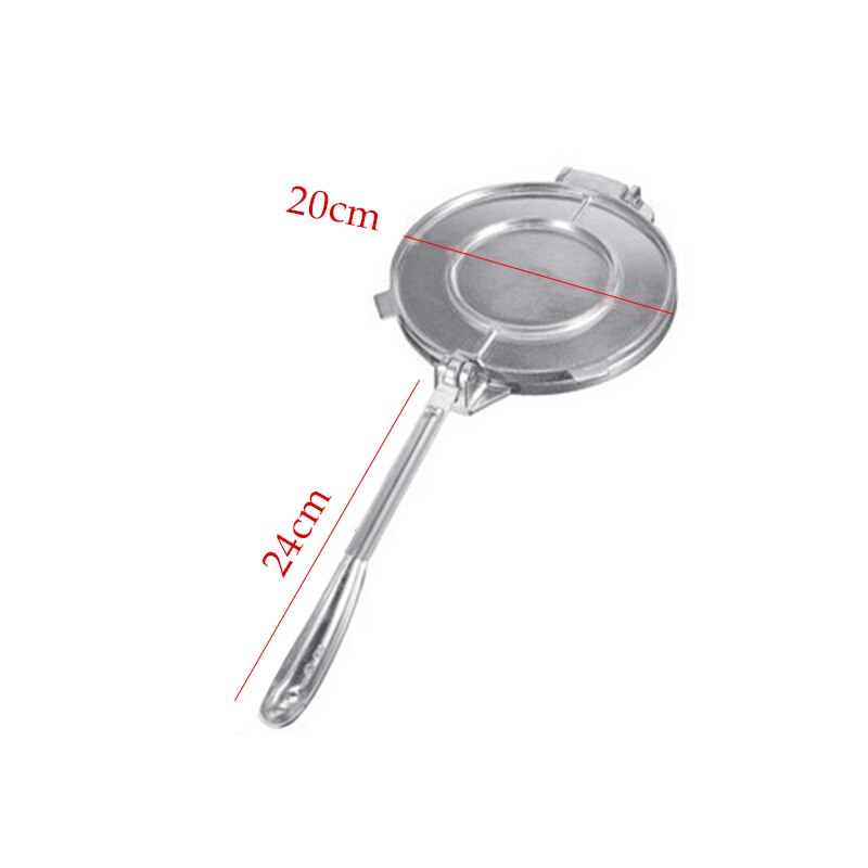 20CM Aluminum Alloy Tortilla Press Maker Foldable Home Kitchen Flour Corn Baking Press Maker DIY Pie Tools Kitchen Accessories