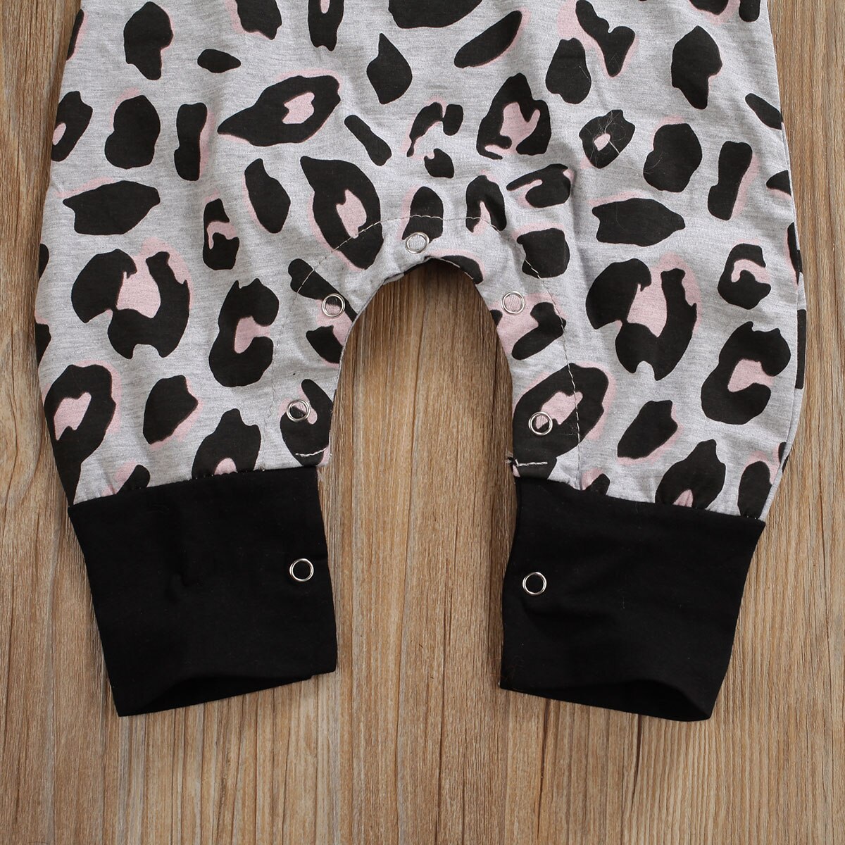 Pudcoco Nette Leopard Print Romper Neugeborenen Baby Mädchen Kleidung Mit Kapuze Strampler Ärmelloses Sommer Jumper Overall Casual Outfits