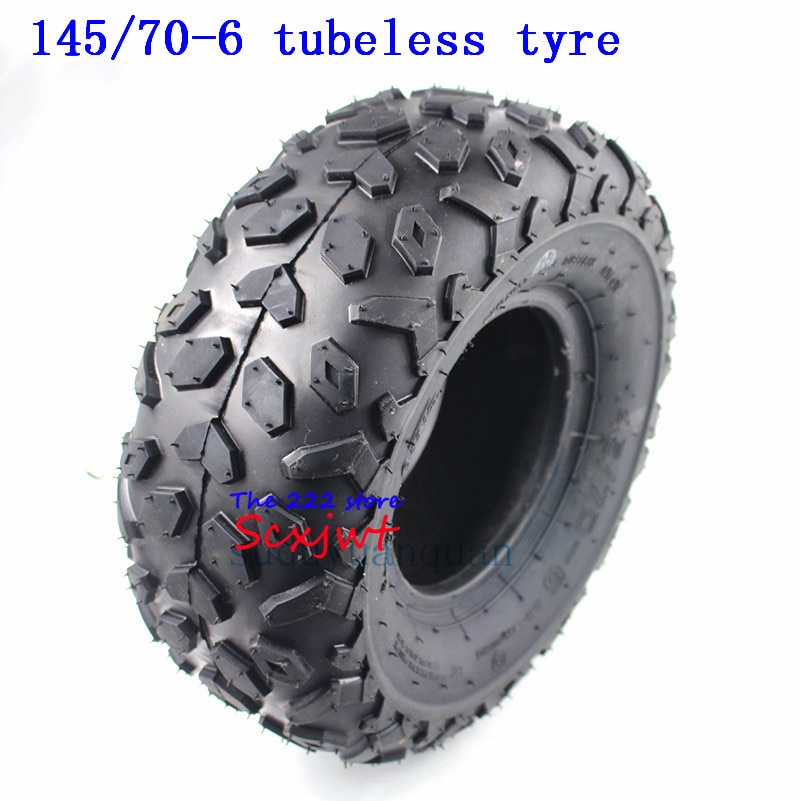 6 Inch ATV Vacuum tyres tubeless Tires 145/70-6 Fit for four wheel vehcile 50cc 70cc 110cc Small ATV Front Or Rear Wheelss