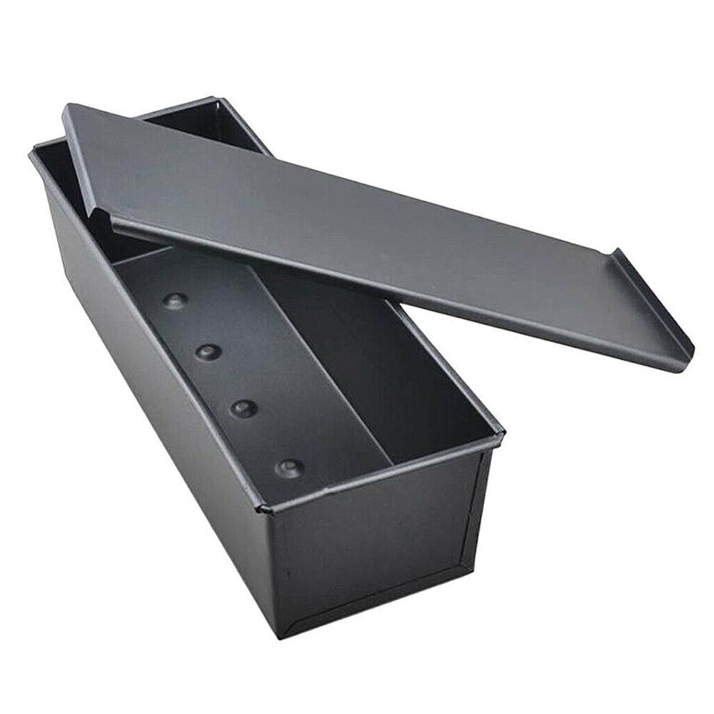 Non-Stick toast box Bread Loaf Meatloaf Pan with Lid Iron Toast Mold Kitchen Bakeware High temperature resistance