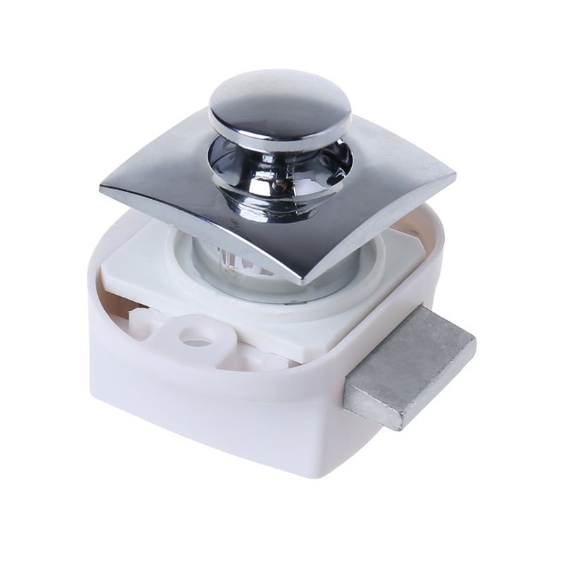 Camper Car Push Lock RV Caravan Boat Motor Home Cabinet Drawer Latch Button Locks For Furniture Hardware Accessories