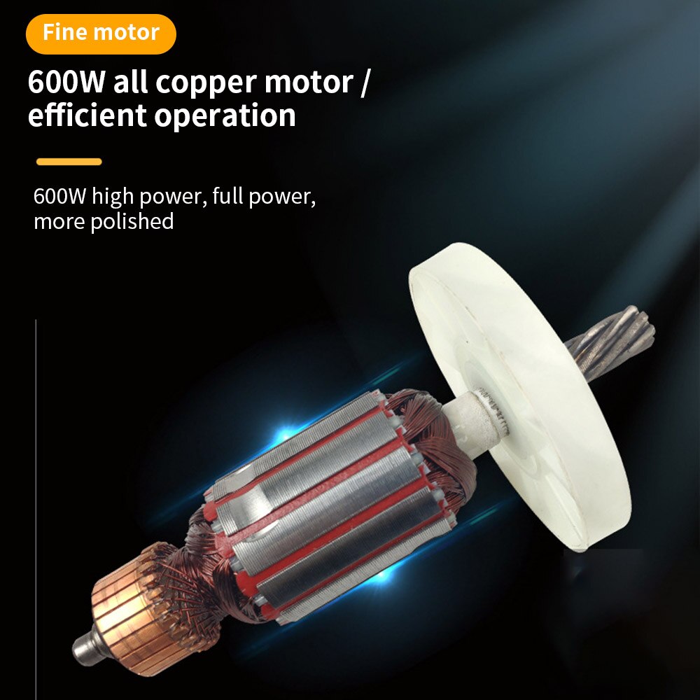 220V Electric Car Polisher Automatic Polishing Machine Adjustable Speed Sanding Waxing Tools High Precision Low Noise Adjustable