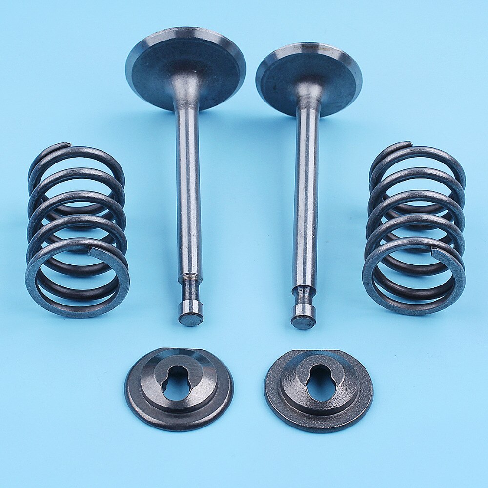 Einlass auslass Ventil & Frühling Ventil & Frühling Retainer Für Honda GX340 GX390 11HP 13HP GX 340 390 Benzin Motor motor neue