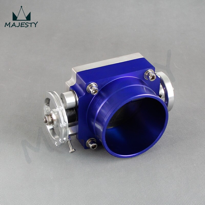 BLUE 80MM THROTTLE BODY PERFORMANCE INTAKE MANIFOLD BILLET ALUMINUM HIGH FLOW