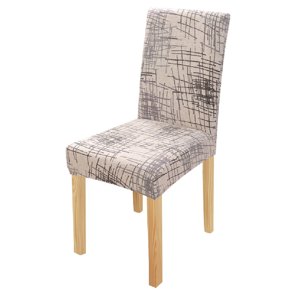 Junijour | moderne udskrivning spisestue komfortabel spandex stretch stol betræk elastisk spisebordsbeskytter til banket hjem: G245140