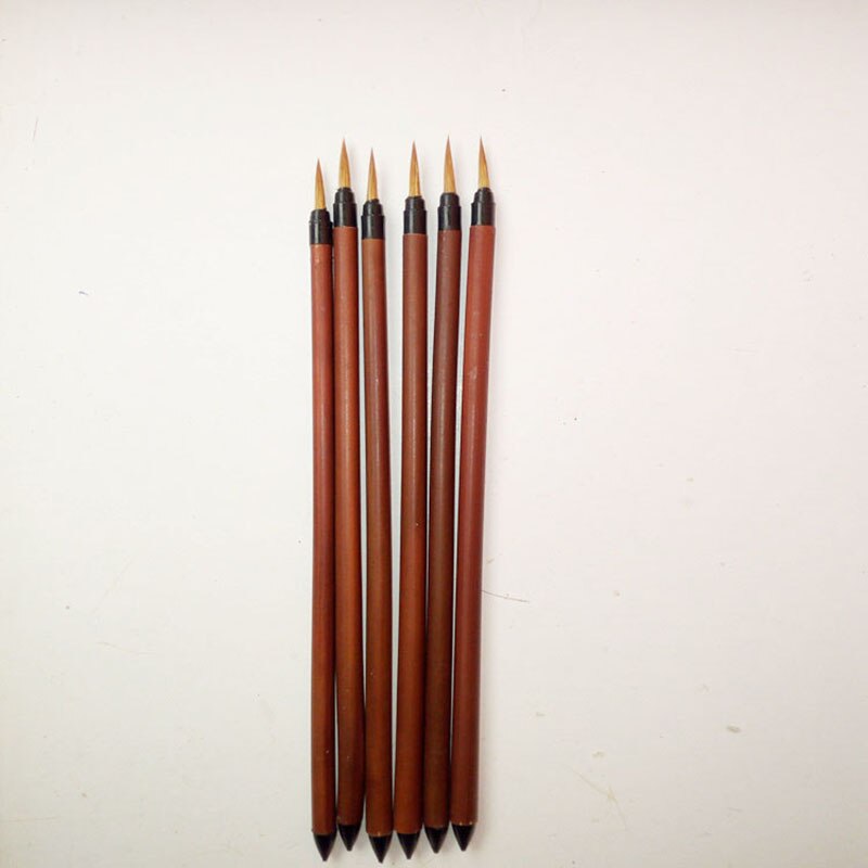 1pcs students Hook Line Pen sketch in art markers pen painting special weasel hair brush hook line cursive brush brush painting