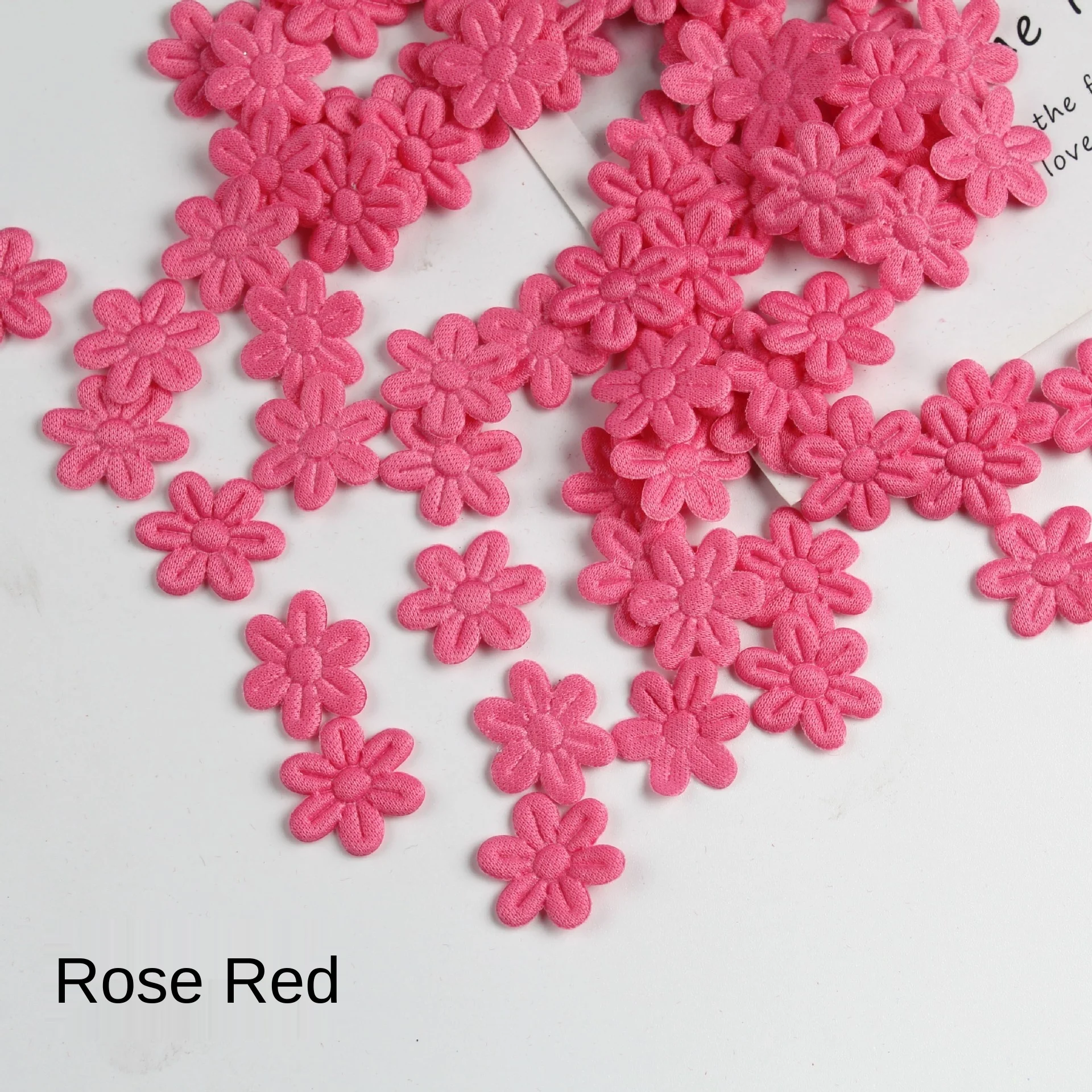 100 stücke sechs blättrige Blume Filz Stoff Prägung DIY NäHenne Handwerk Haarnadel Hand gefertigte Materialien Stoff Flecken Hochzeit Wohnkultur: Tiefe Saphir