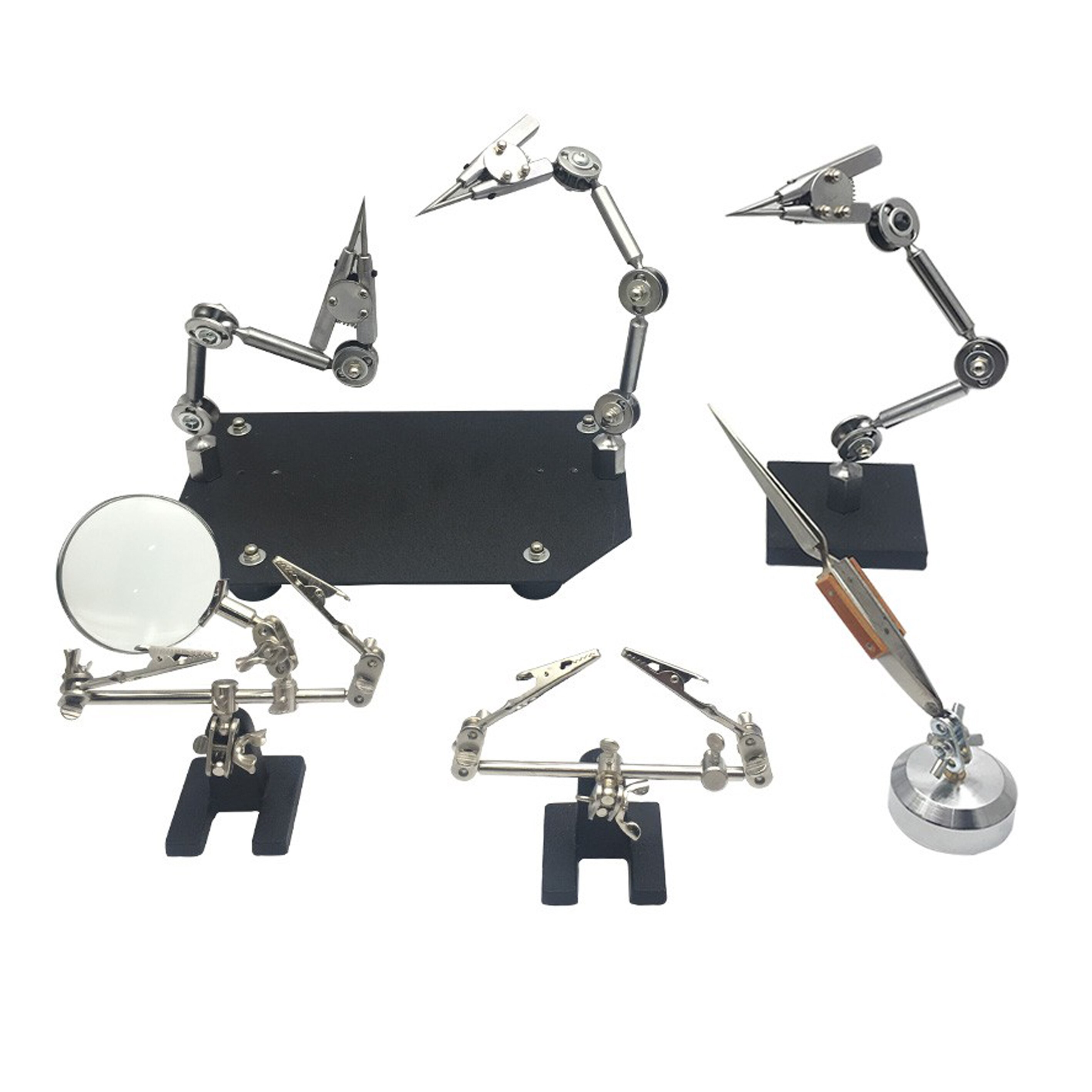 Pinzas de soldadura de joyería, accesorio soldado, soporte de Clip de soldador de tercera mano