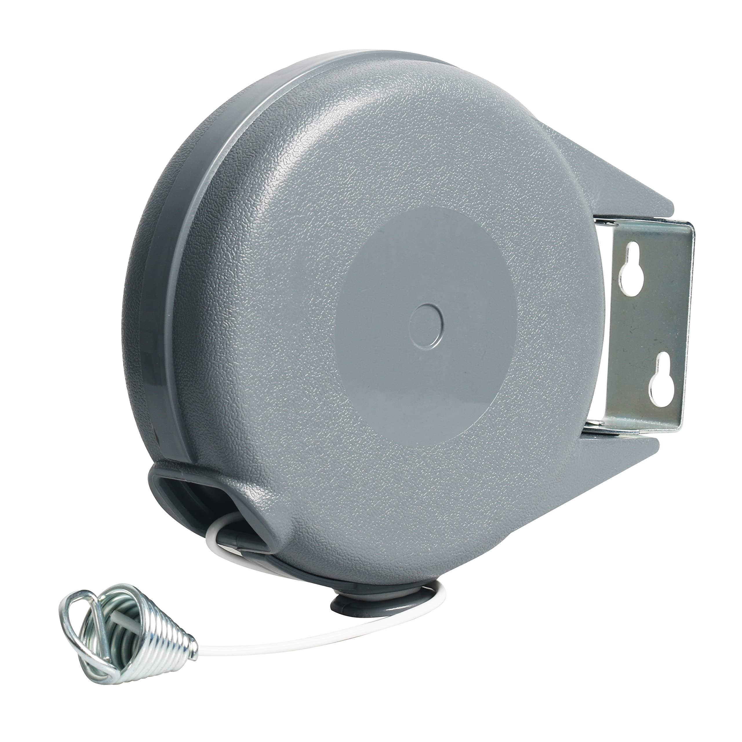 Retractable Clothesline - Portable Heavy Duty Indoor Outdoor Clothesline - 39ft PVC Retractable Single Wire Heavy Duty Wall Moun