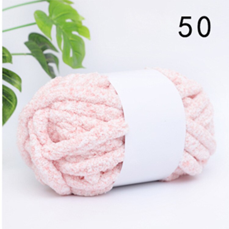 Couverture tissée à la main en laine, crochet de ligne de coussin, barre de glace douce Super épaisse, épaisseur de laine de couverture tissée nordique, décor DIY, 2cm,: 50