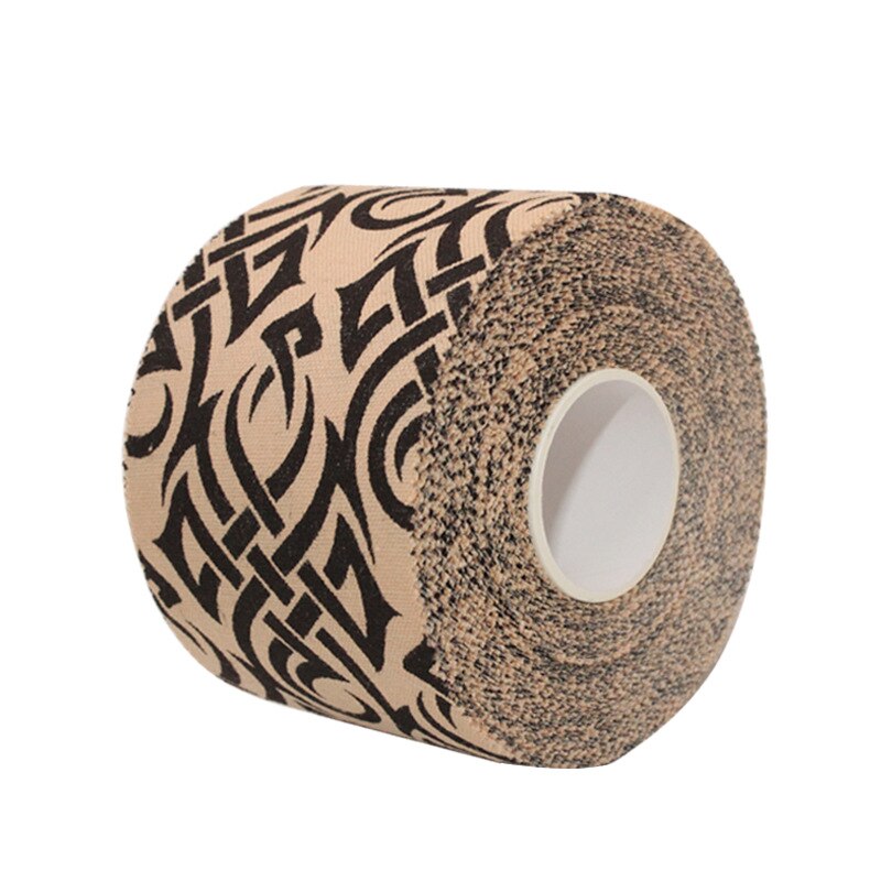 10 Pack 13.7M Katoen Atletische Tape Training Vinger Pols Knie Gewrichten Ondersteuning Tape Scheuren Voor Vleermuizen, tennis, Gymnastiek &amp; Boksen: Bruin / 2.5cm x 13.7m