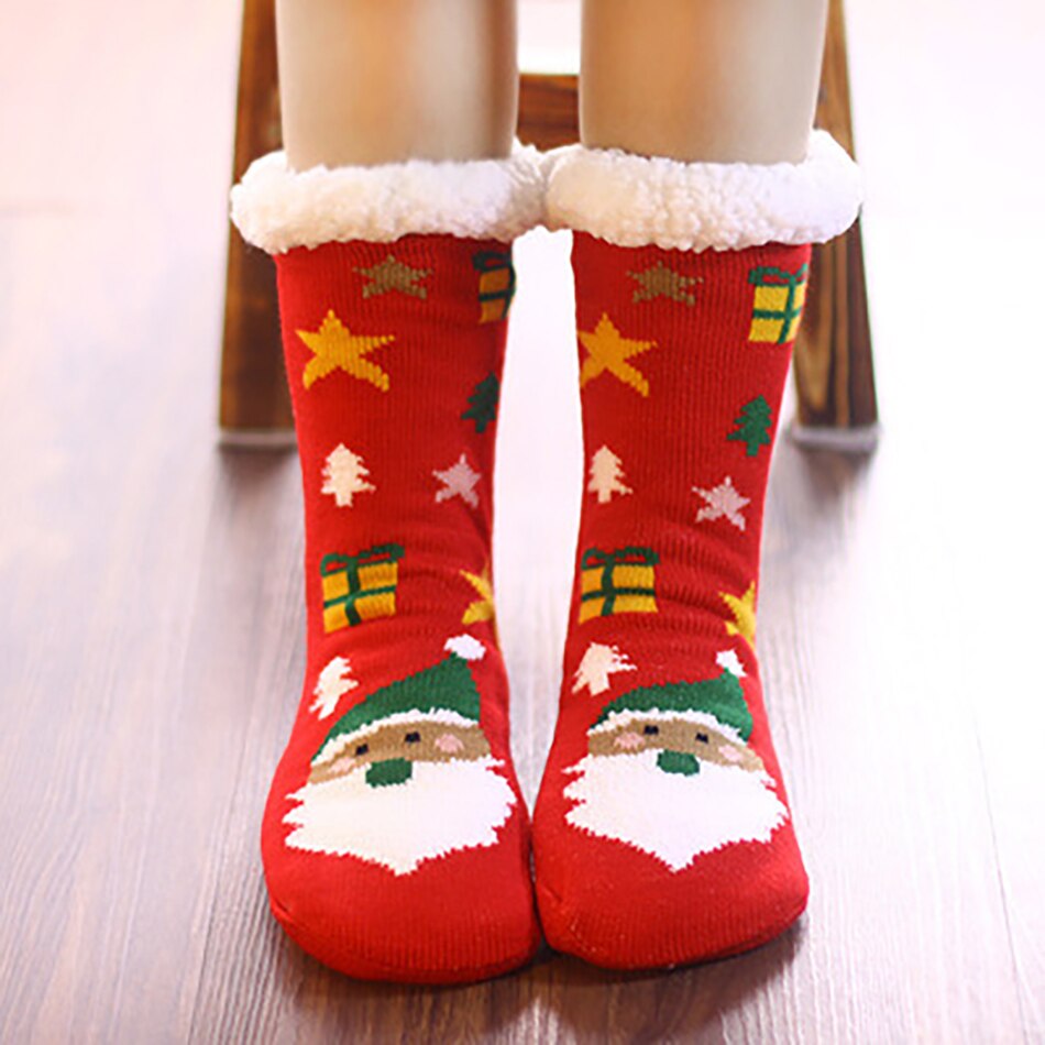 Kids Meisje Kerst Kousen Xmas Party Winter Warme Lange Sokken Kerstman Boom Sneeuwpop Kous Volwassen Accessoires: I