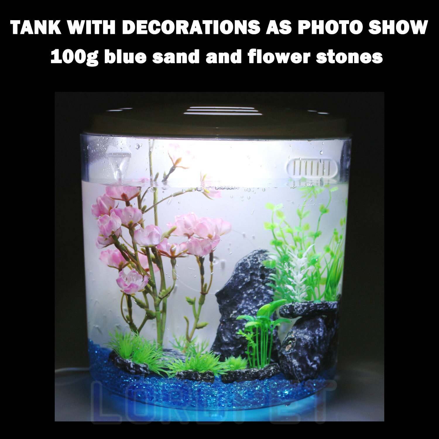 Sunsun 5L petit Aquarium de poissons avec filtre LED écologie eau Aquarium Usb Mini Nano bureau Aquarium poisson rouge Guppy Arcuated