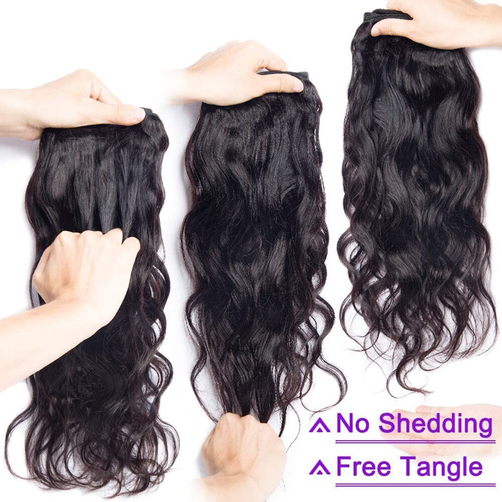 Body Wave 4 Bundels Synthetisch Haar Weave Pruik Zwart Bruin Kleur Haar Weven Uitbreiding Soku Hittebestendige Haar Weave Bundels