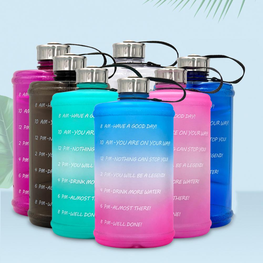 2.2L Good Sports Mug BPA Free Non-slip PET Sports Bottle with Scale Mark