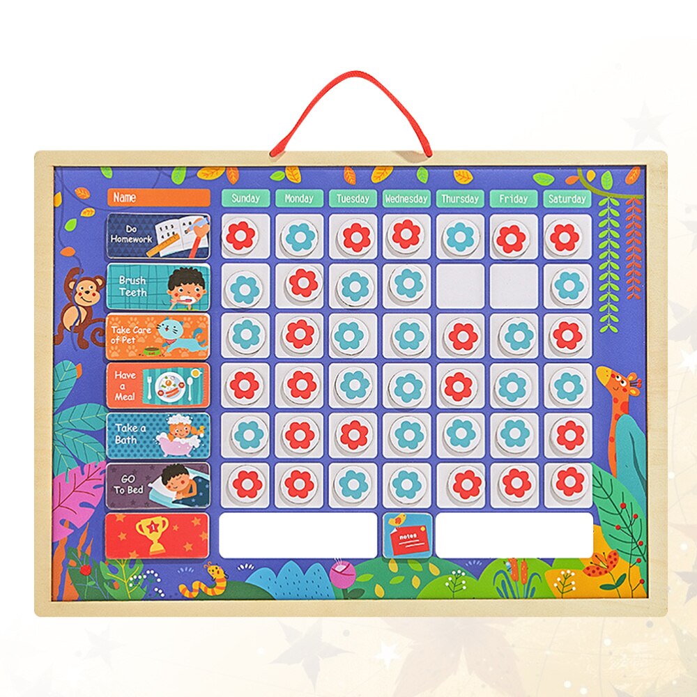 standard di Buona Abitudini Ricompensa Tabella Tabella di Autodisciplina Durevole disco di Crescita Bordo Appeso Ricompensa Da Tavolo