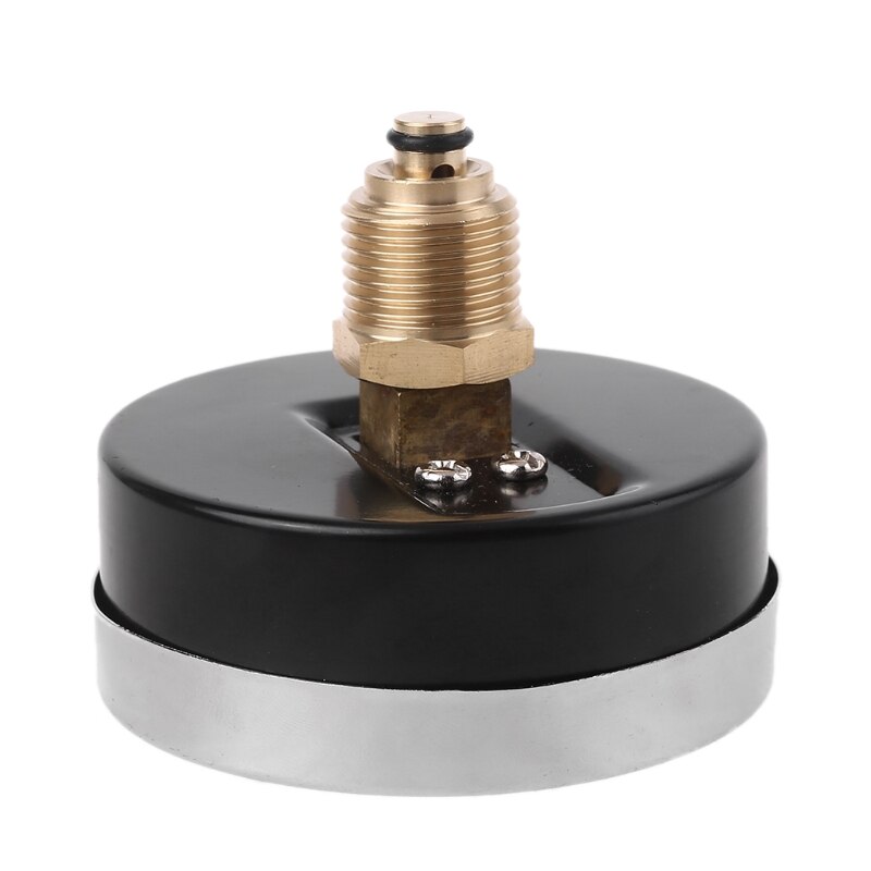 Reliable Dual Scale Mechanical Manometer Axial Temperature and Pressure Gauge for Y75 Temperature Display Instrument