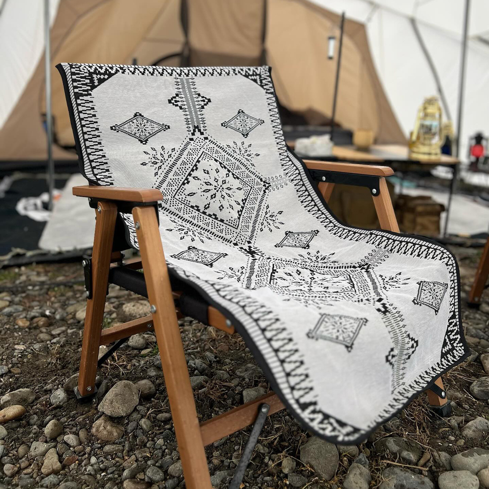 draussen Camping Tragbare Ethno-Stil Bohemia Decke Stuhlbezug: verrotten