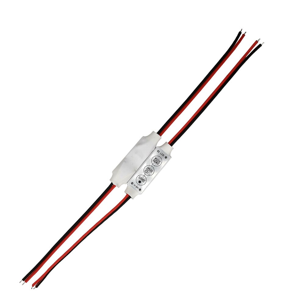 24V 12V Mini 3 Keys Single Color LED Controller Brightness Dimmer for LED Strip Light Bulb 3528 5050 LED Strips Lighting DIY
