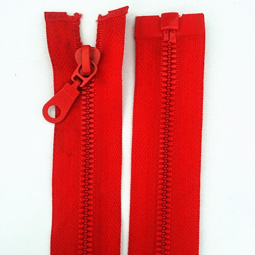 1PCS RESIN ZIP ZIPS ZIPEER ZIPPERS 27.5" 70CM 16 COLOR for Clothing: Red