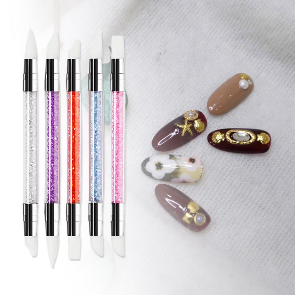 Nail Pen Liner Lange Levensduur Prachtige Nail Art Liner Sequin Staaf 5 Stks/set Dubbele-End Manicure Embossing Liner