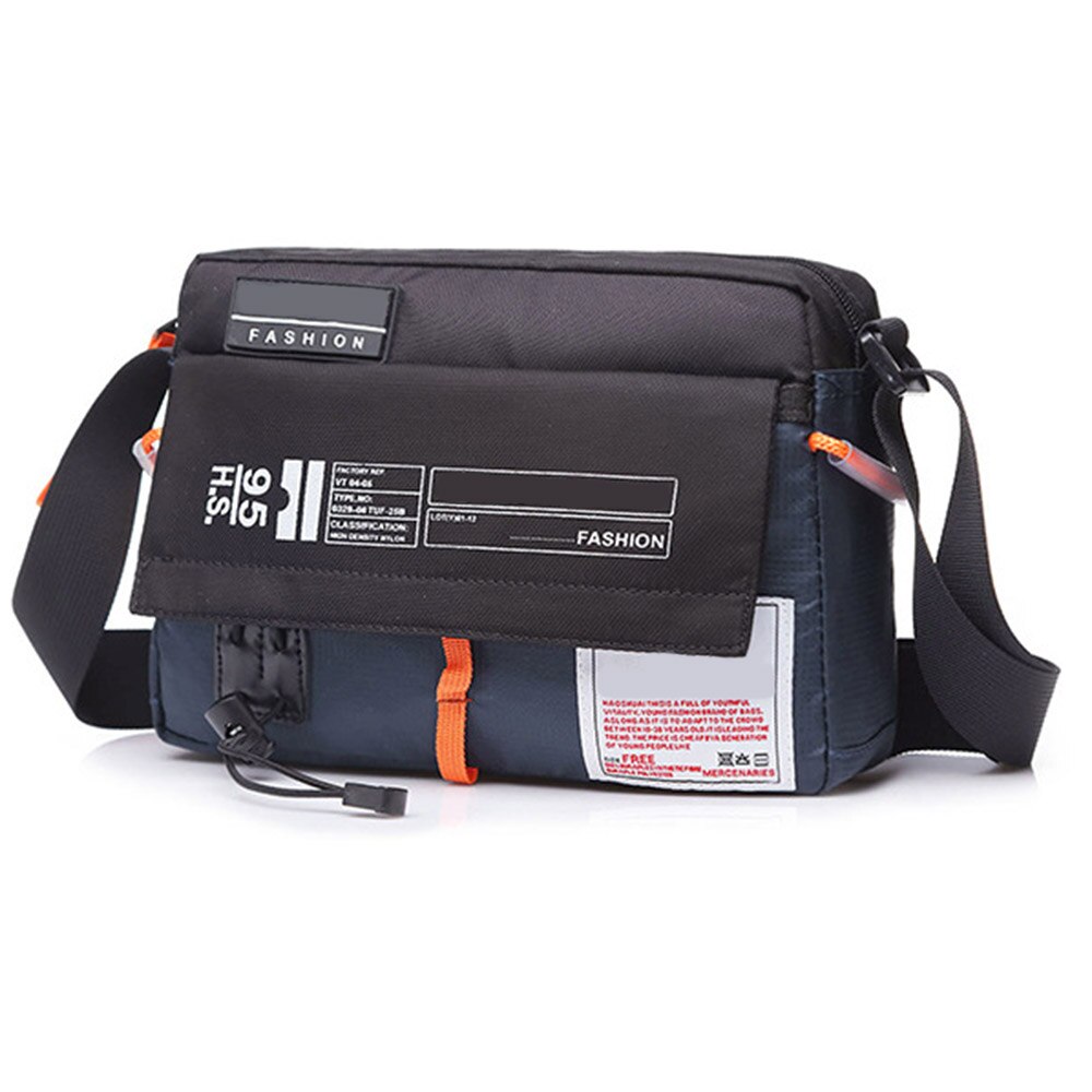 Heren tas heuptas heren nylon borsttas telefoon portemonnee waterdichte reistas schoudertas 6 kleuren: Blauw