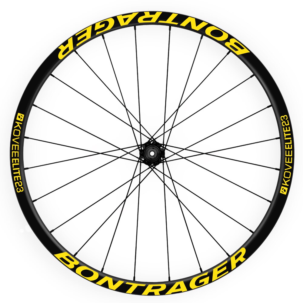 Autocollants vélo 29" BONTRAGER KOVEE ELITE 23 WH05: YELLOW 025