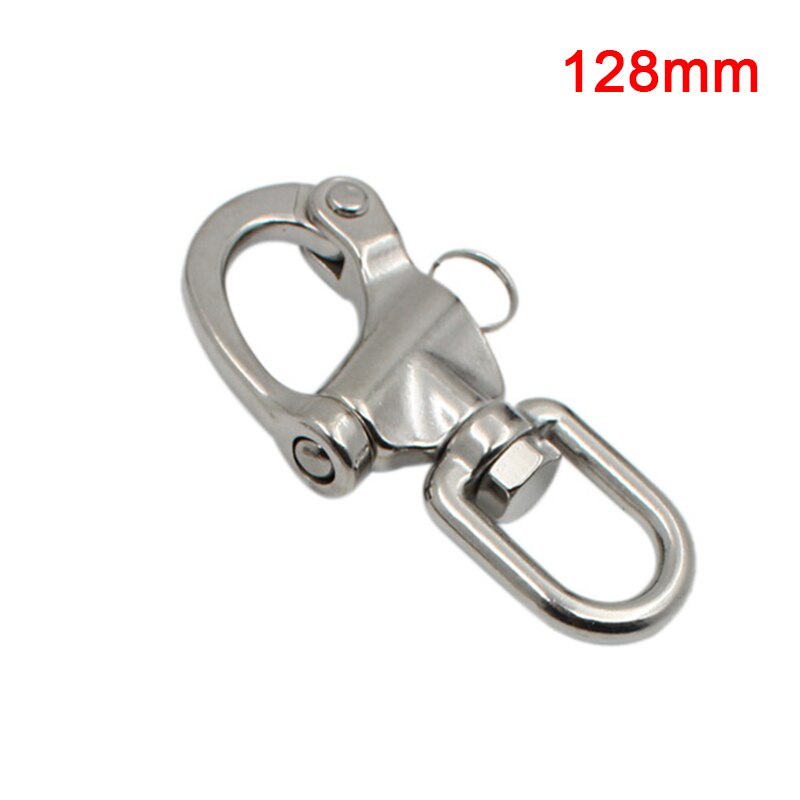 1PC Round Stainless Steel Quick Release Swivel Shackle Marine Boat Anchor Chain: 128mm