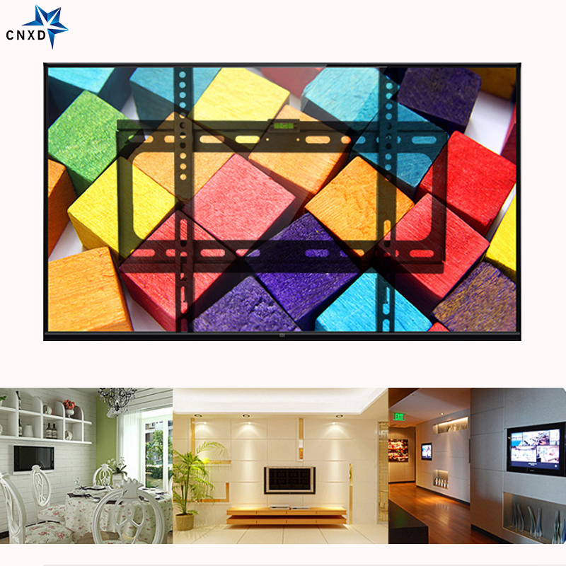 Cadre de TV Ultra mince universel d'écran plat de support de bâti de mur de TV fixe pour l'écran plat de moniteur LED d'affichage à cristaux liquides