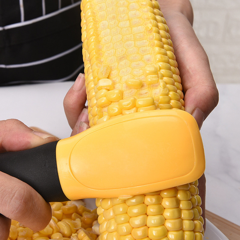 Corn Peeler Corn Cob Stripper Remover Rvs Corn Kernel Cutter Strippen Tool Met Handvat Keuken Koken Gadgets