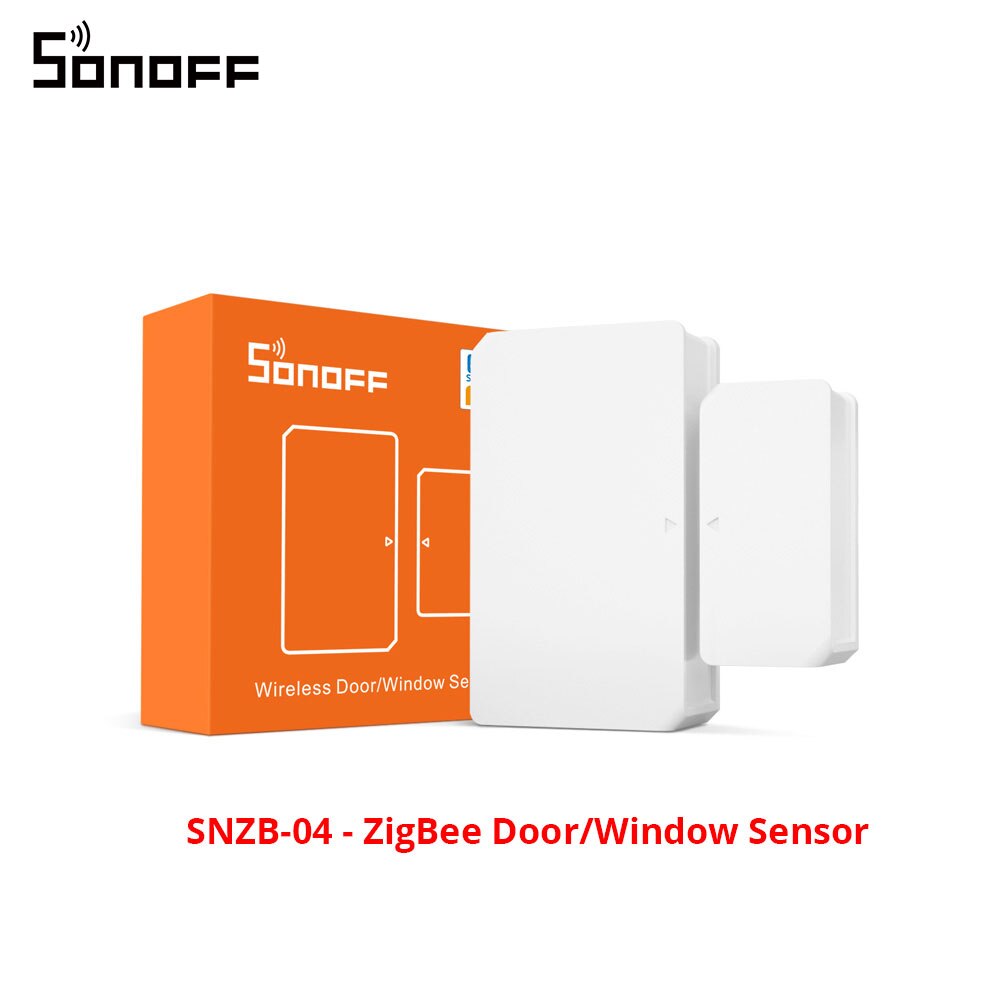SONOFF-Interruptor inalámbrico con sensor Zigbee 3.0, dispositivo sensible al movimiento y temperatura, sonda de humedad, detector para ventana y puerta: SNZB-04